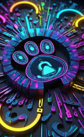 a close up of a computer