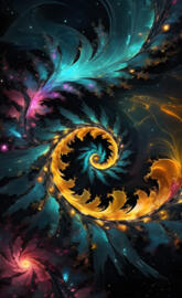 fractal space flames
