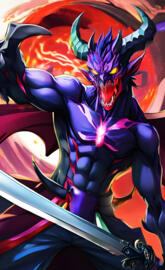 Demon lord of the spiral link chains