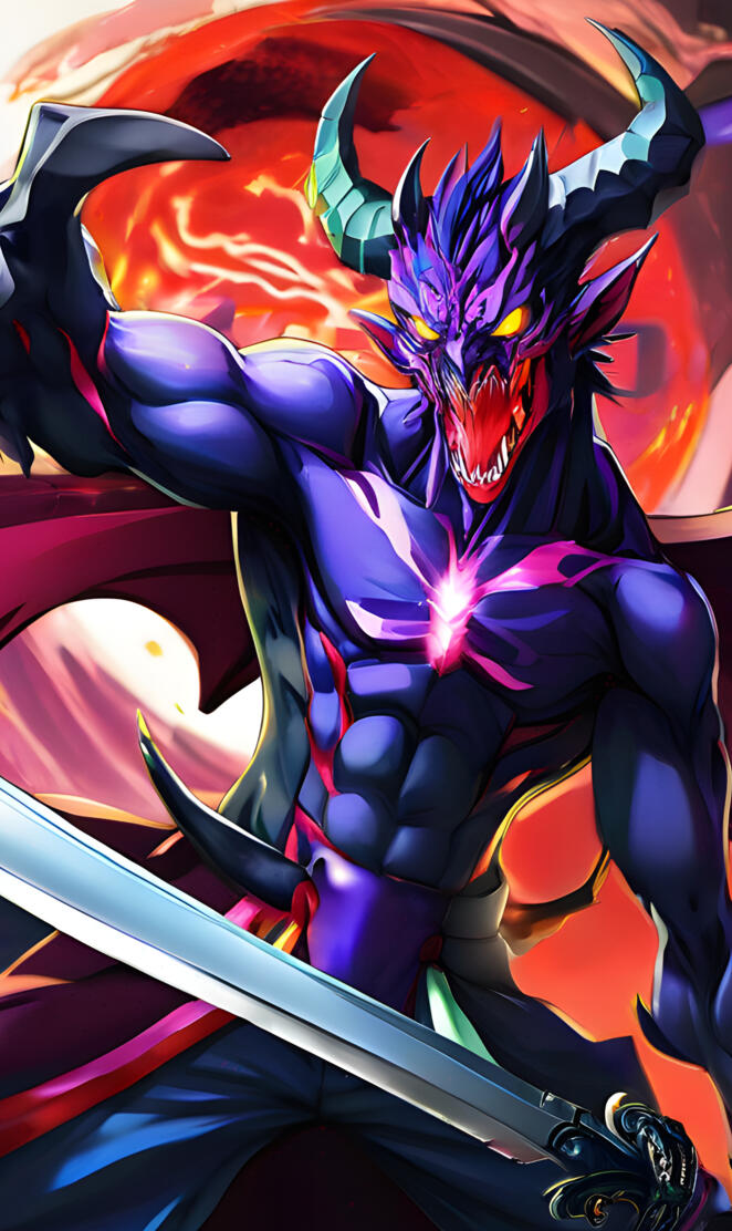 Demon lord of the spiral link chains