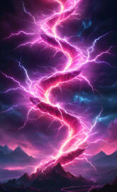 the lightening staircase