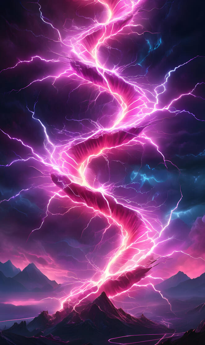 the lightening staircase