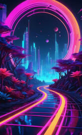 Neon City Ahead