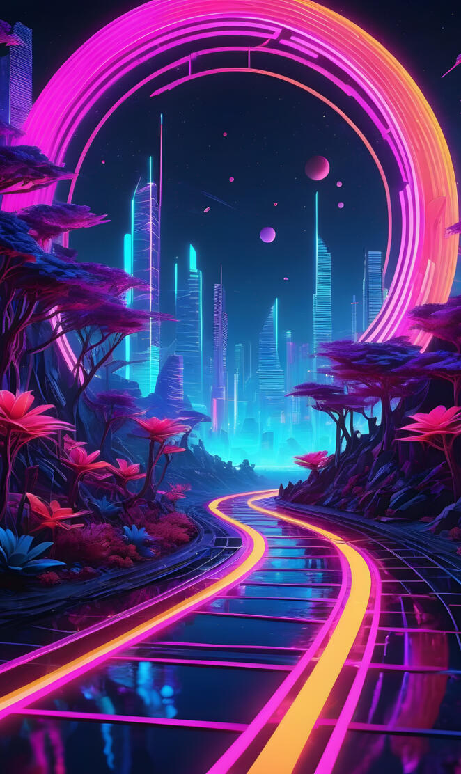 Neon City Ahead