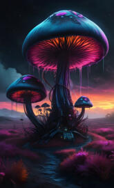 a group of jellyfish in the water