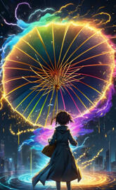 a person standing in front of a firework exploding in the sky