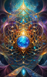 Flower of Life Gemsone