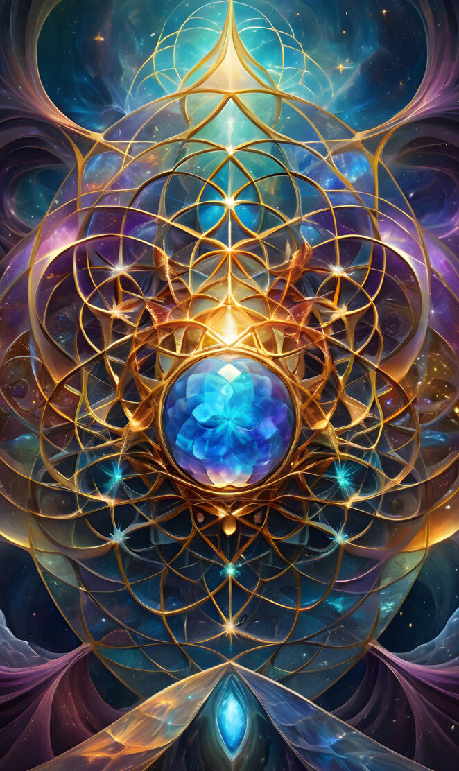 Flower of Life Gemsone