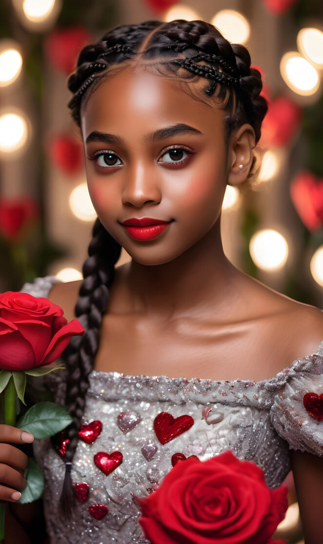 Valentine, Hearts, Roses