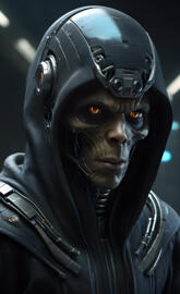 Chris Brown turned to the dark side in the new Star wars feature film