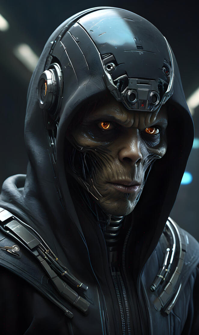 Chris Brown turned to the dark side in the new Star wars feature film