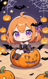 Halloween Chibi Art 3