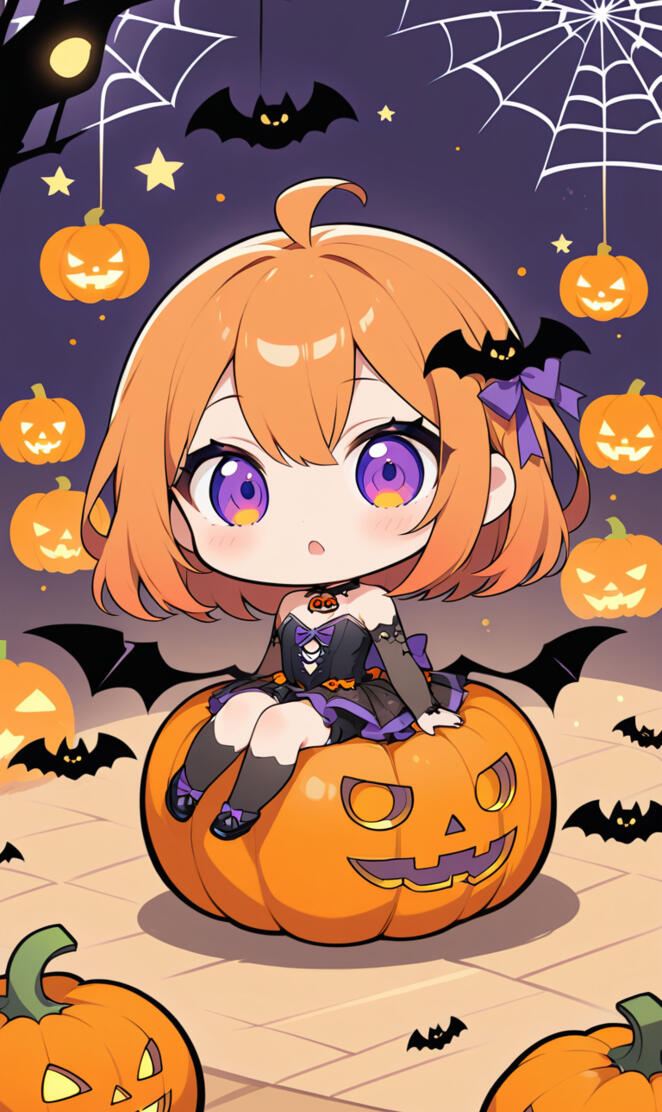 Halloween Chibi Art 3