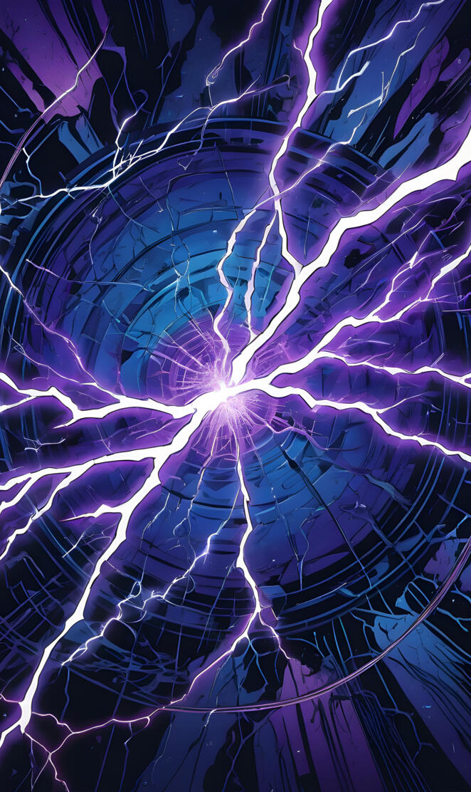 a close up of a purple flower