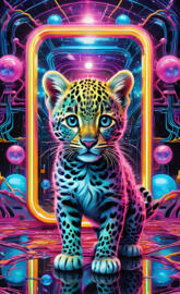 a tiger in a glass enclosure