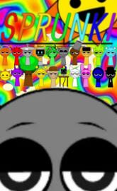 Sprunki rainbow web kid core grey