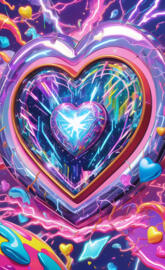 a colorful art piece