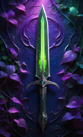 Shadow Glyph, Dark Elven Short Blade