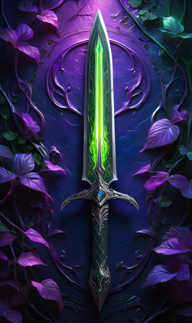 Shadow Glyph, Dark Elven Short Blade