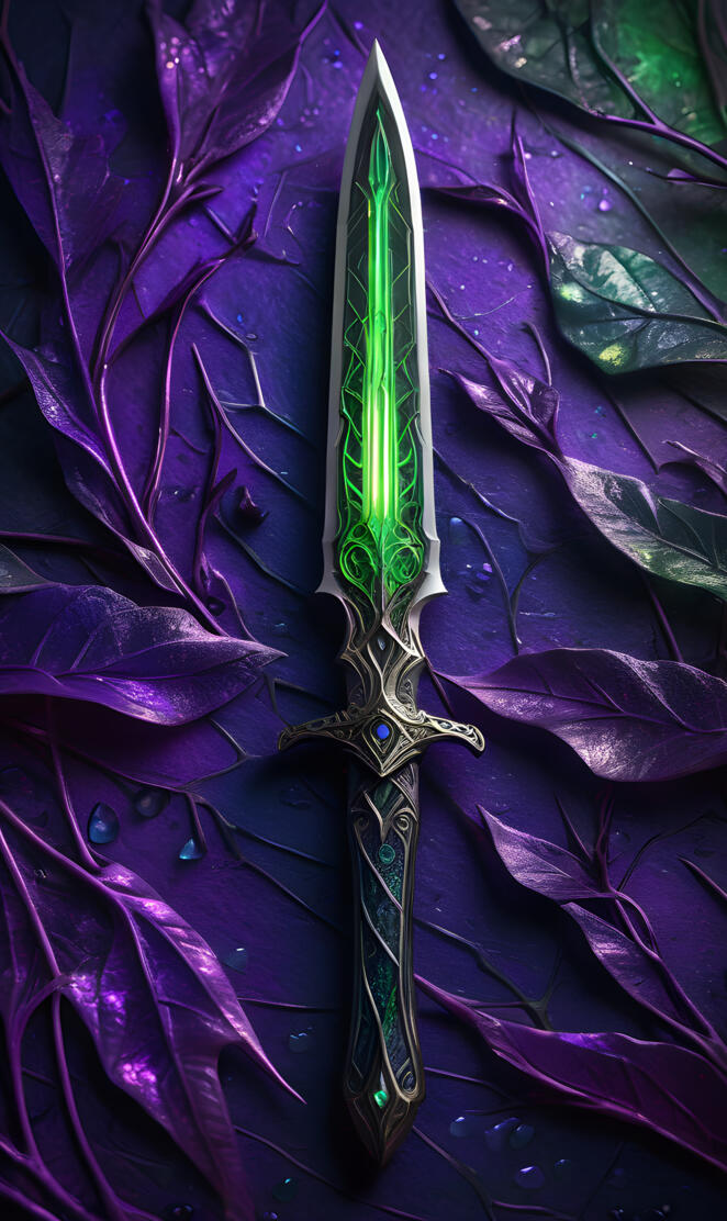 Nightshade Tickler, Dark Elven Short Blade