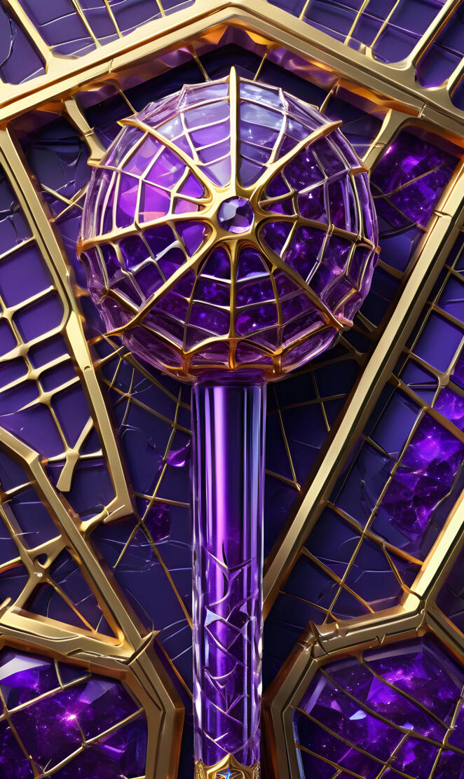 Queen Ztrixtania's Arachnid Soul Stone Staff