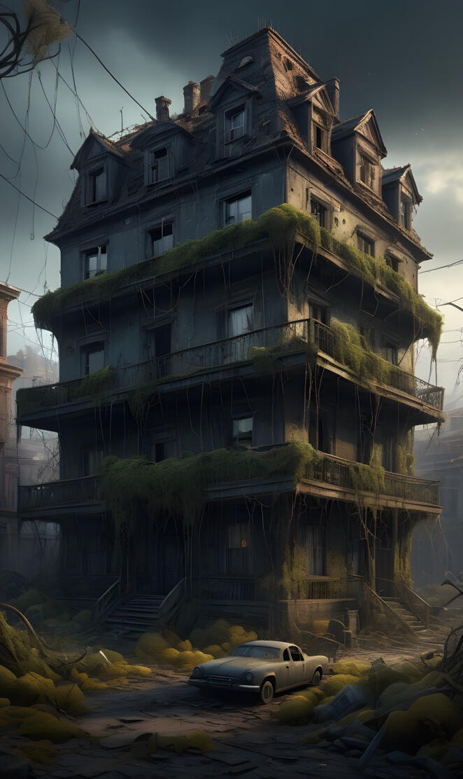 a building that has been destroyed