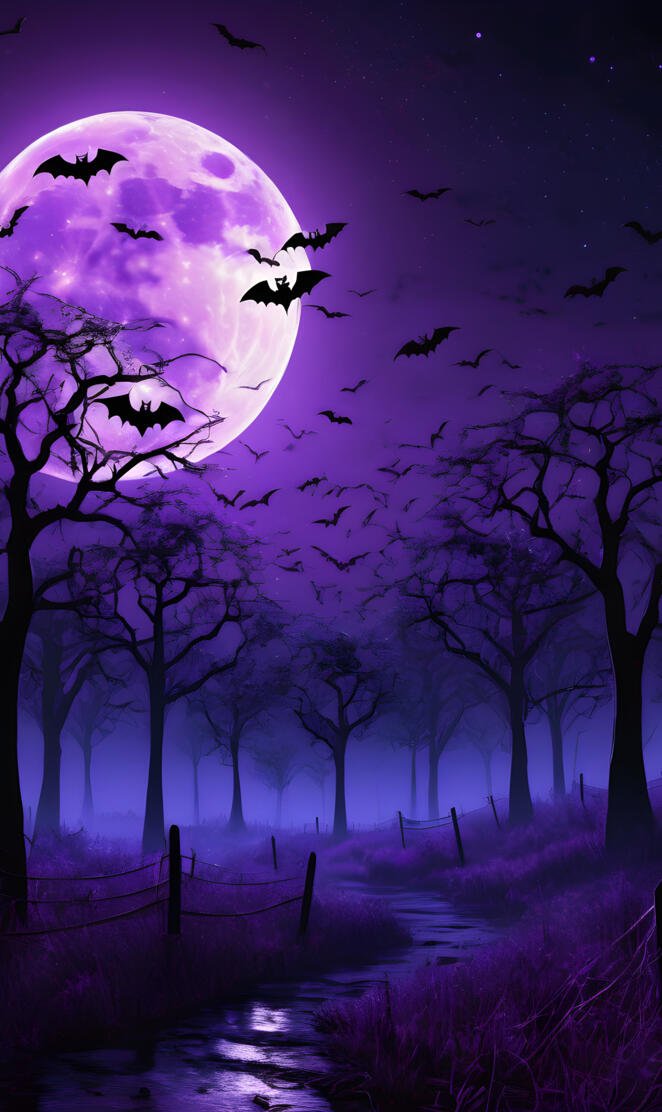 Halloween wallpaper spooky night
