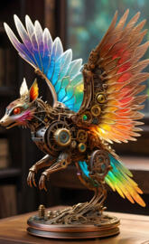 A model of a Rainbow Flying Fox