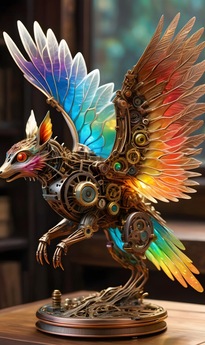 A model of a Rainbow Flying Fox