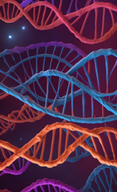 Technicolor DNA Strand
