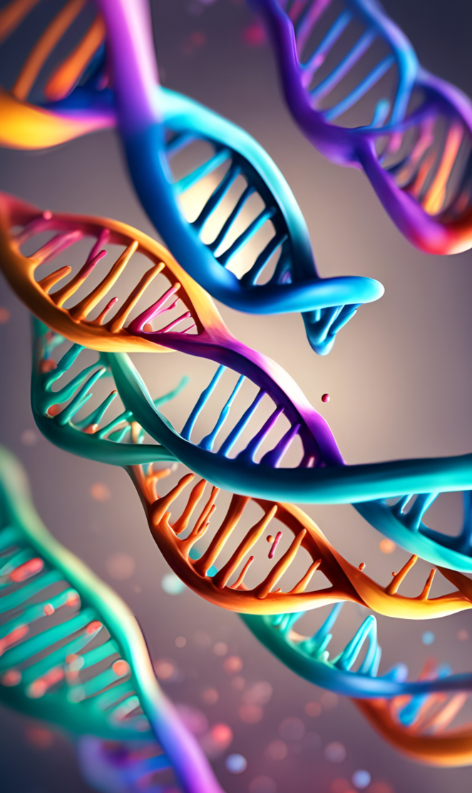 Technicolor DNA Strand