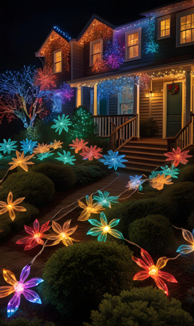 a house with trees and bushes in front of it
