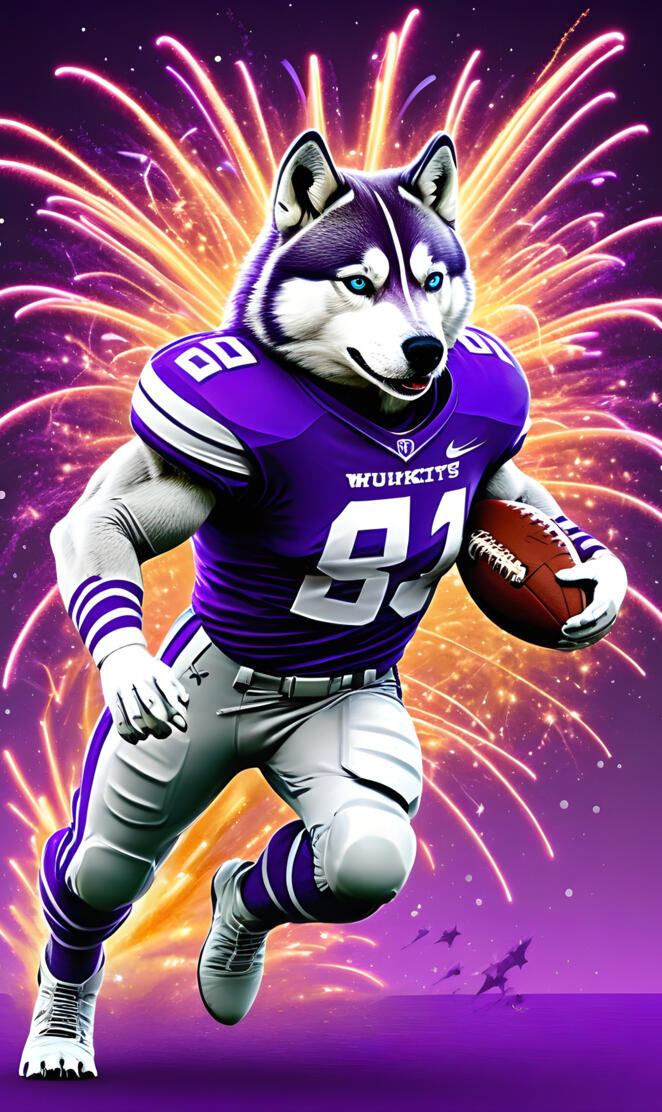 a dog wearing a jersey and holding a basketball