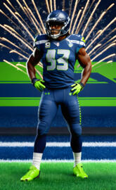 a football player in a uniform