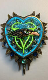 a mechanical object with a face