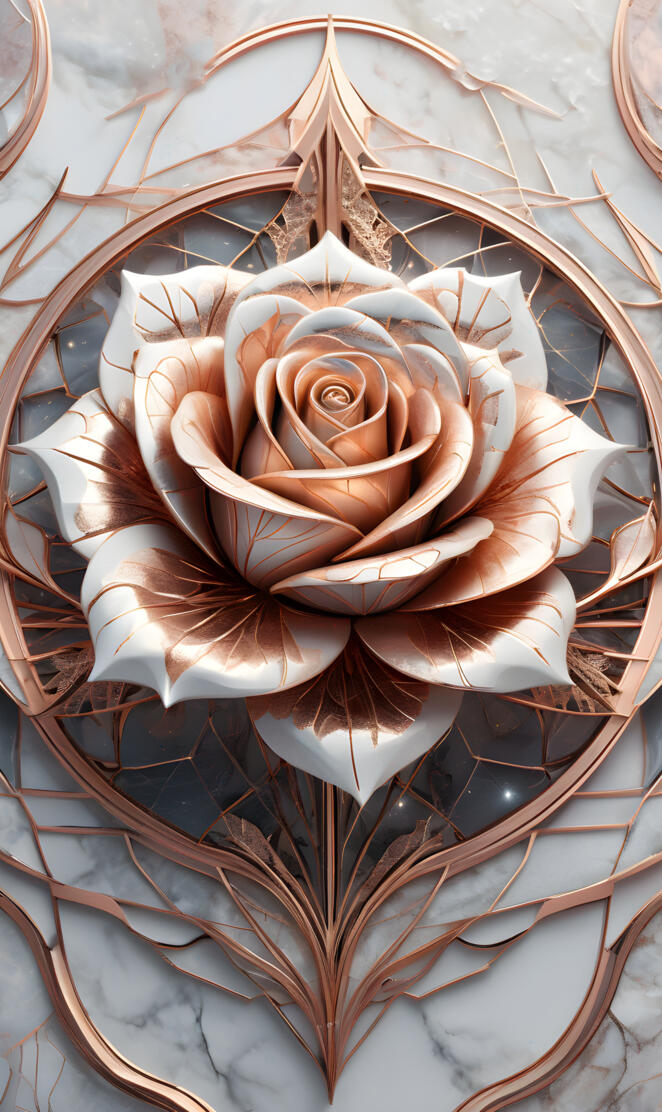 laced rose