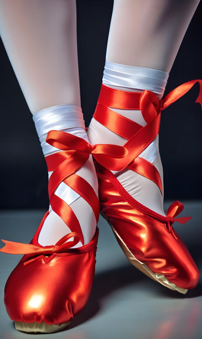 red pointe shoes 5