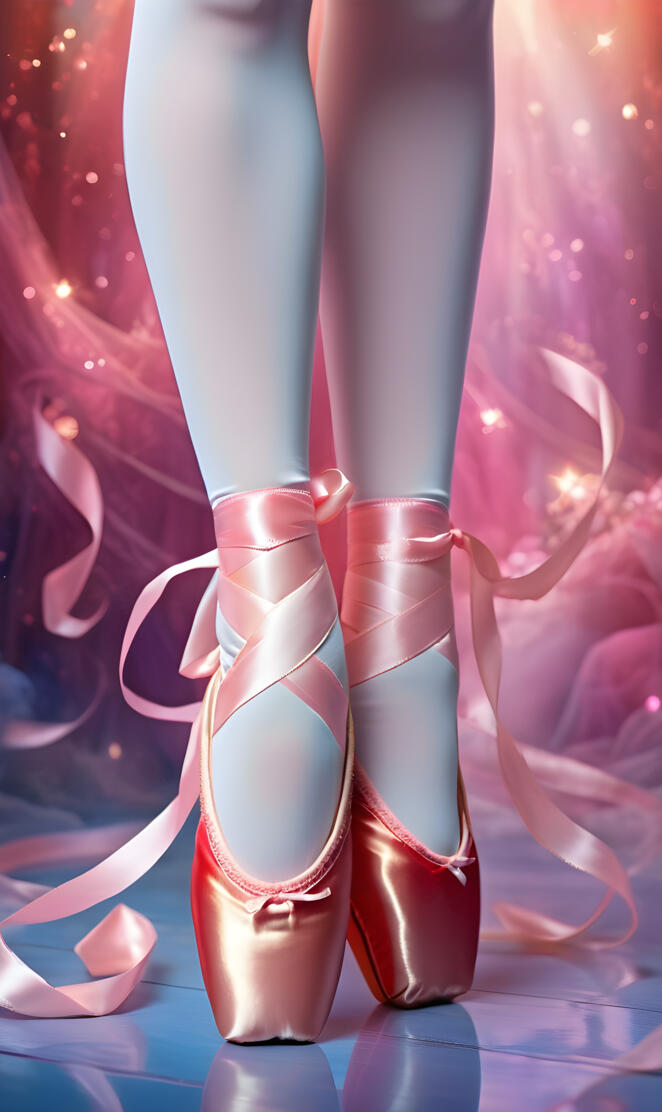 red pointe shoes 2
