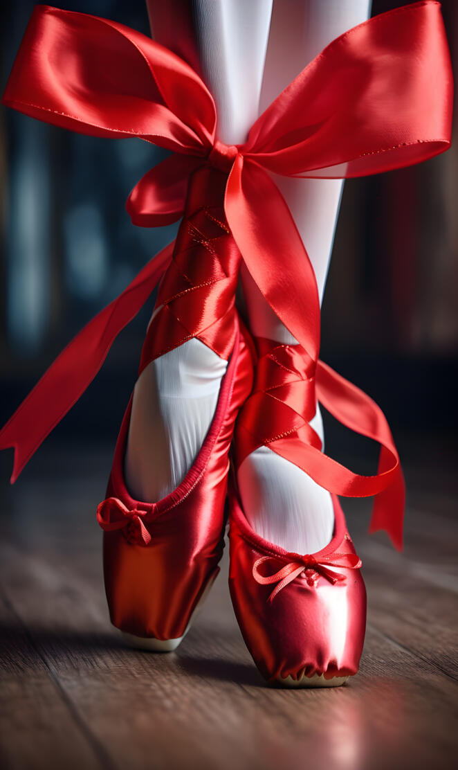 red pointe shoes 7