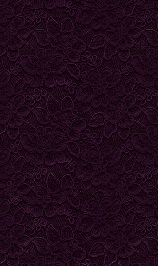 Purple Floral Lace