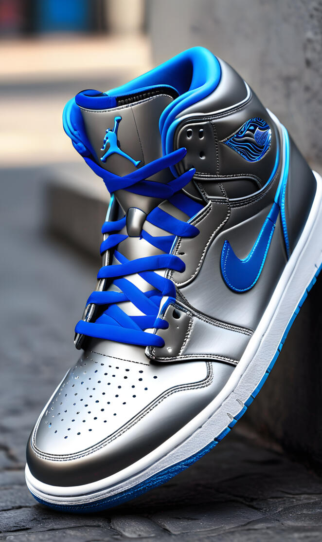 old school titanium Air Jordans 1963