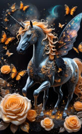 horse butterfly fly lace preach Pegasus