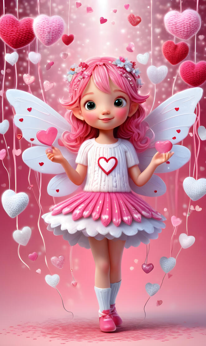 I wasn't allowed to use the original words of cupid or lace heart