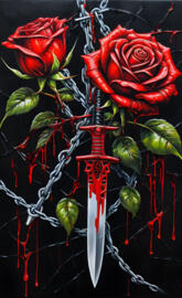 a rose from a string