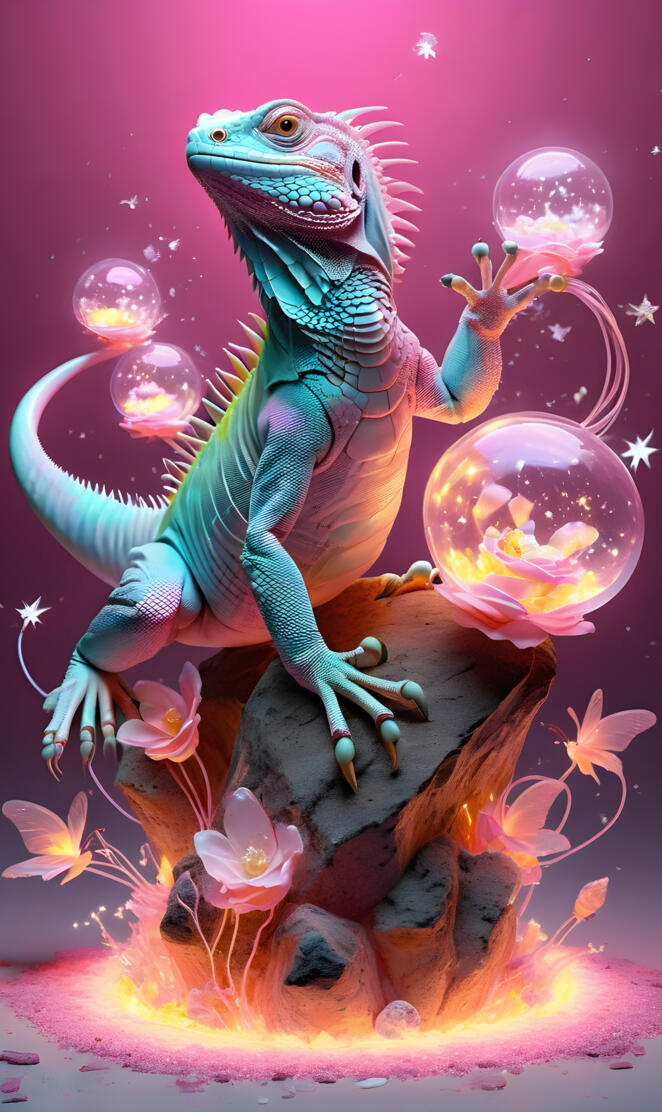 a blue lizard on a tree branch