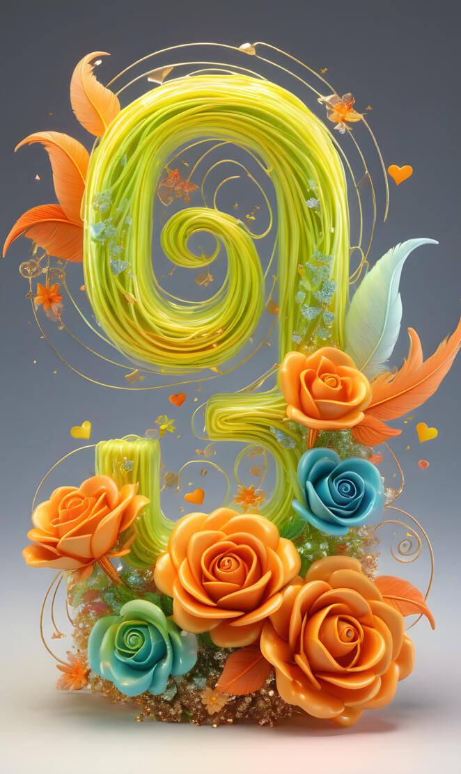 a painting of a flower