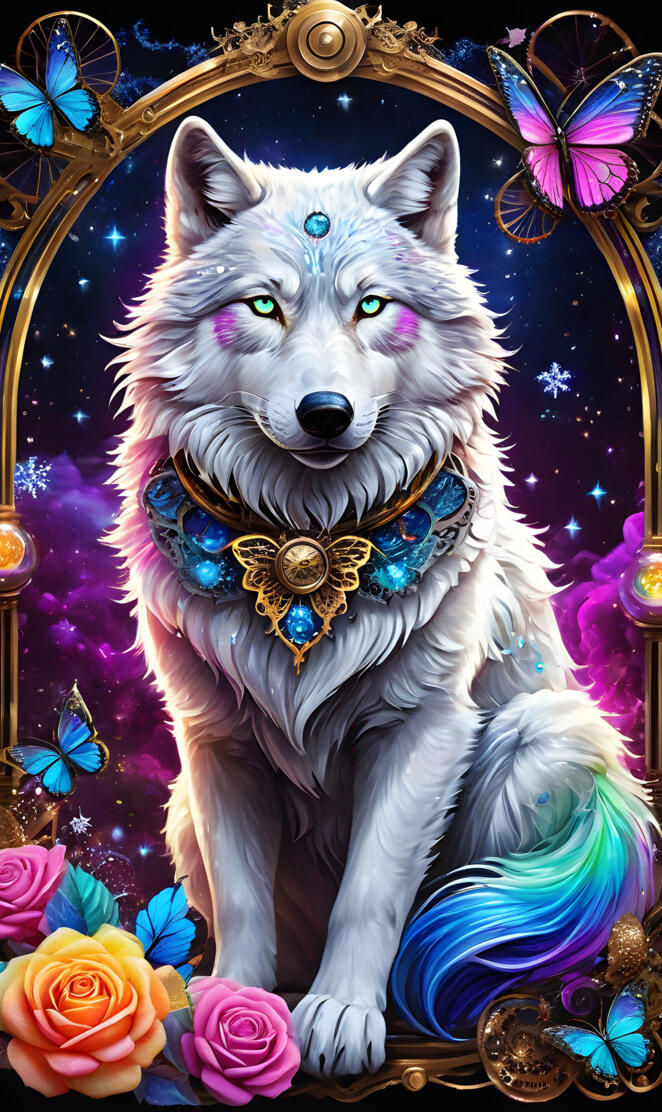 a dog wearing a garment