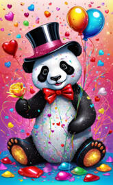 a stuffed panda bear