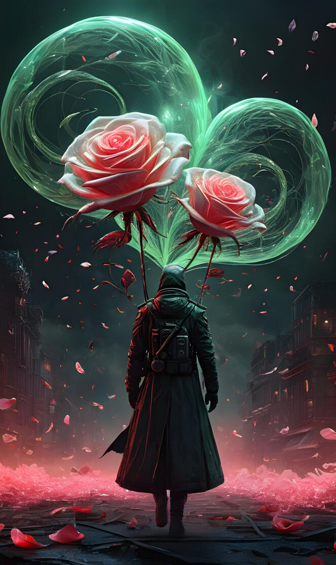 a person holding a large firework