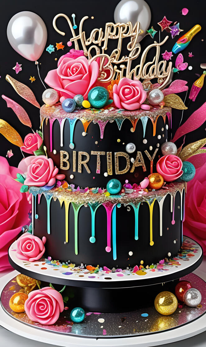 a cake with a message on it